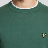 Lyle & Scott Cotton Crew Neck Jumper - Everglade