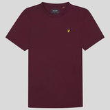 Lyle & Scott Plain T-Shirt - Burgundy