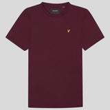 Lyle & Scott Printed Back T-Shirt - Burgundy