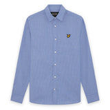 Lyle & Scott Twin Stripe Shirt - Lucid Blue/White