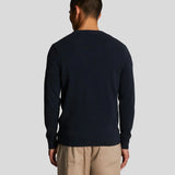 Lyle & Scott Cotton Crew Neck Jumper - Dark Navy