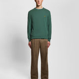 Lyle & Scott Cotton Crew Neck Jumper - Everglade