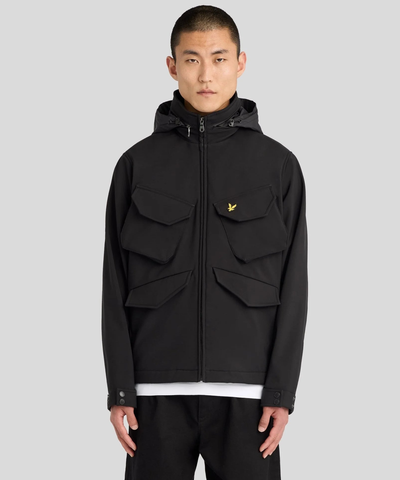 Lyle & Scott Softshell Field Jacket - Jet Black