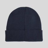 Lyle & Scott Cotton Merino Beanie - Dark Navy