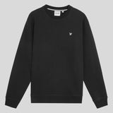 Lyle & Scott Diagonal Weave Crew Neck Sweatshirt - Lacquer