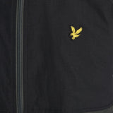 Lyle & Scott Color Block Water Resistant Jacket - Jet Black/Gunmetal
