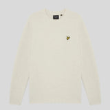Lyle & Scott Brushed Crew Neck Jumper - Putty