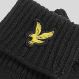 Lyle & Scott Cotton Merino Gloves - Jet Black