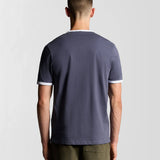 Lyle & Scott Ringer T-Shirt - Greystone/White