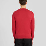 Lyle & Scott Cotton Merino Crew Neck Jumper - Garnet