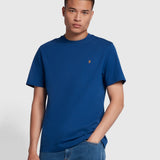 Farah Danny Regular Fit T-Shirt - Blue Peony