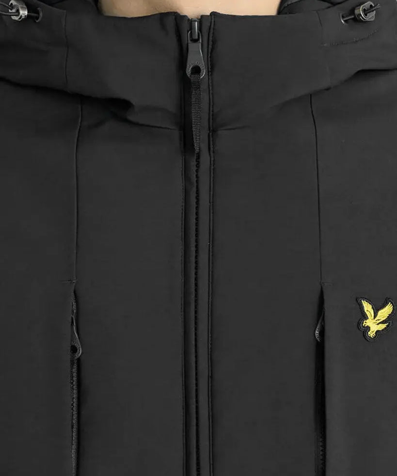 Lyle & Scott Wadded Softshell Jacket - Jet Black