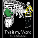 Three-Stroke "My World" T-Shirt - Black