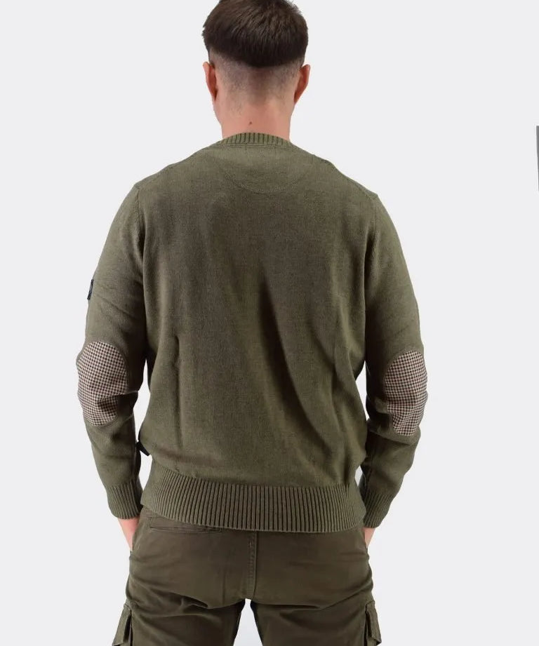 Three-Stroke Ulf Jumper - Forest Green